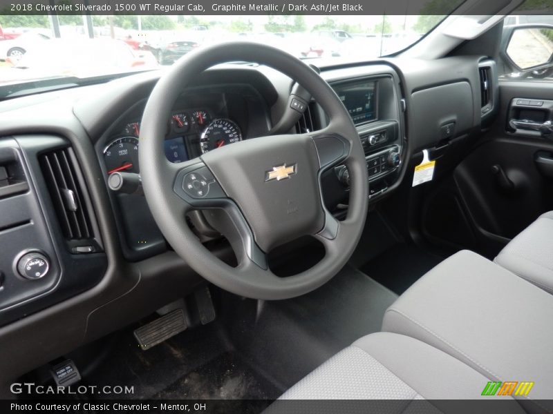 Graphite Metallic / Dark Ash/Jet Black 2018 Chevrolet Silverado 1500 WT Regular Cab