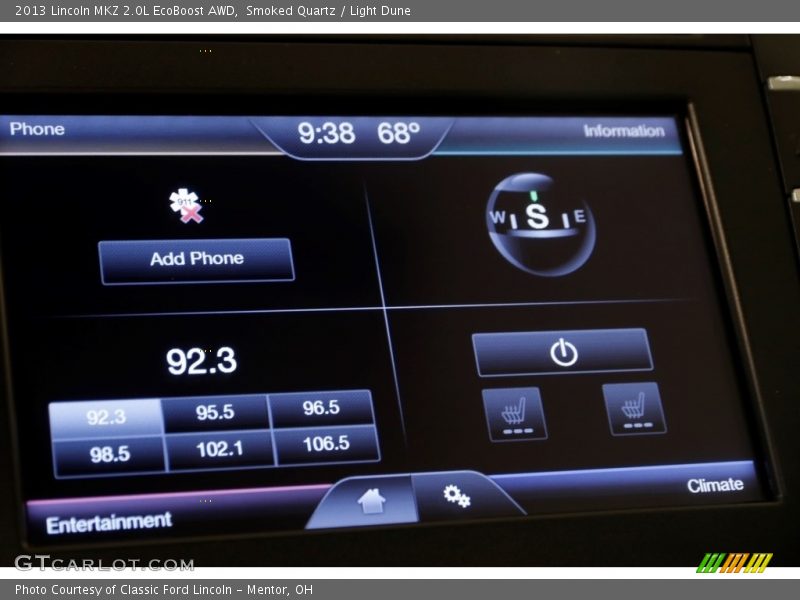 Smoked Quartz / Light Dune 2013 Lincoln MKZ 2.0L EcoBoost AWD