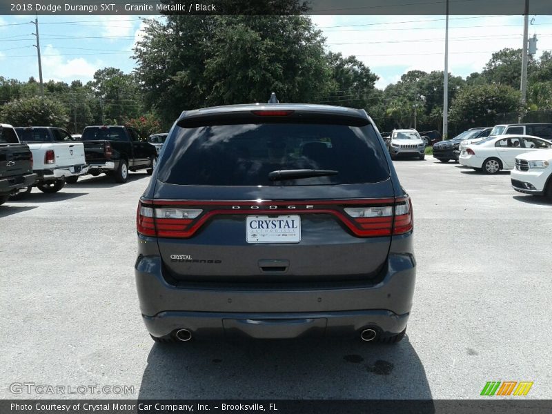Granite Metallic / Black 2018 Dodge Durango SXT