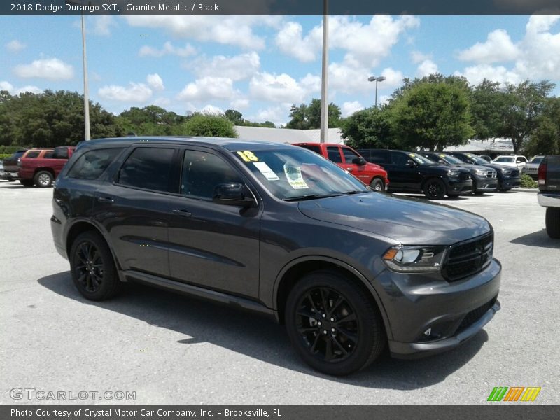 Granite Metallic / Black 2018 Dodge Durango SXT