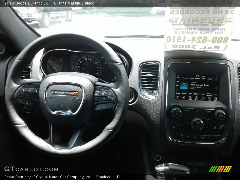 Granite Metallic / Black 2018 Dodge Durango SXT
