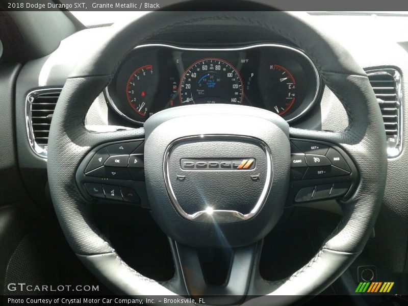 Granite Metallic / Black 2018 Dodge Durango SXT