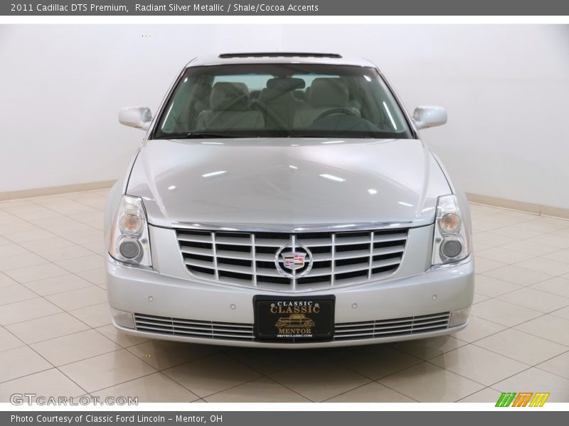 Radiant Silver Metallic / Shale/Cocoa Accents 2011 Cadillac DTS Premium