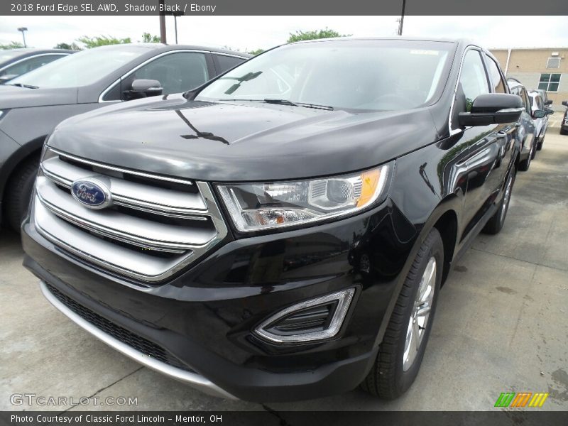 Shadow Black / Ebony 2018 Ford Edge SEL AWD