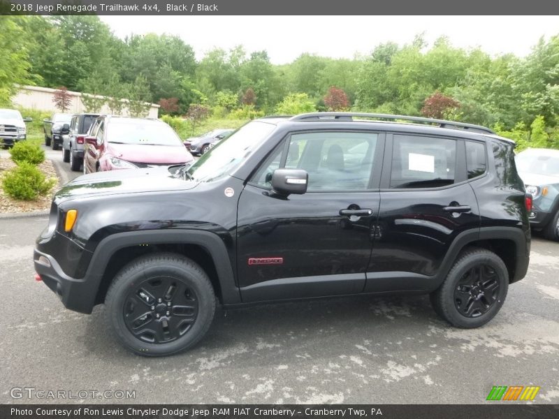 Black / Black 2018 Jeep Renegade Trailhawk 4x4