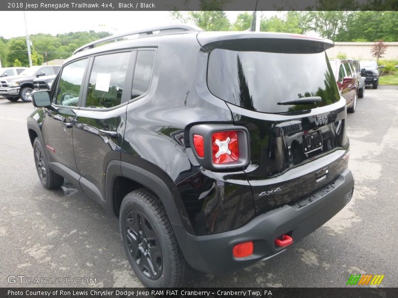 Black / Black 2018 Jeep Renegade Trailhawk 4x4
