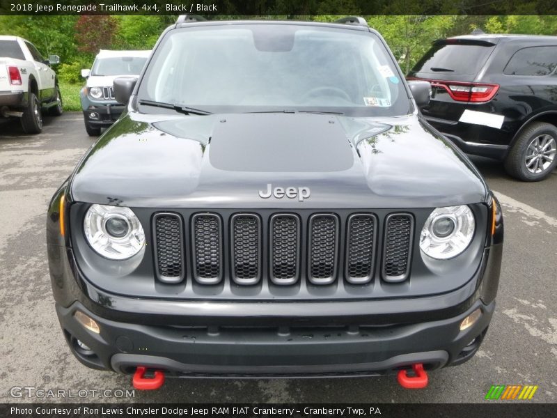 Black / Black 2018 Jeep Renegade Trailhawk 4x4