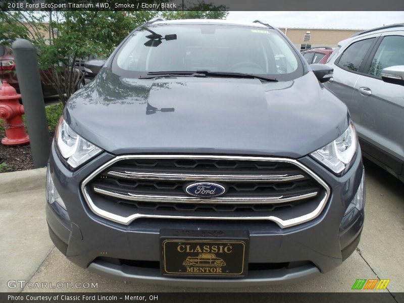 Smoke / Ebony Black 2018 Ford EcoSport Titanium 4WD