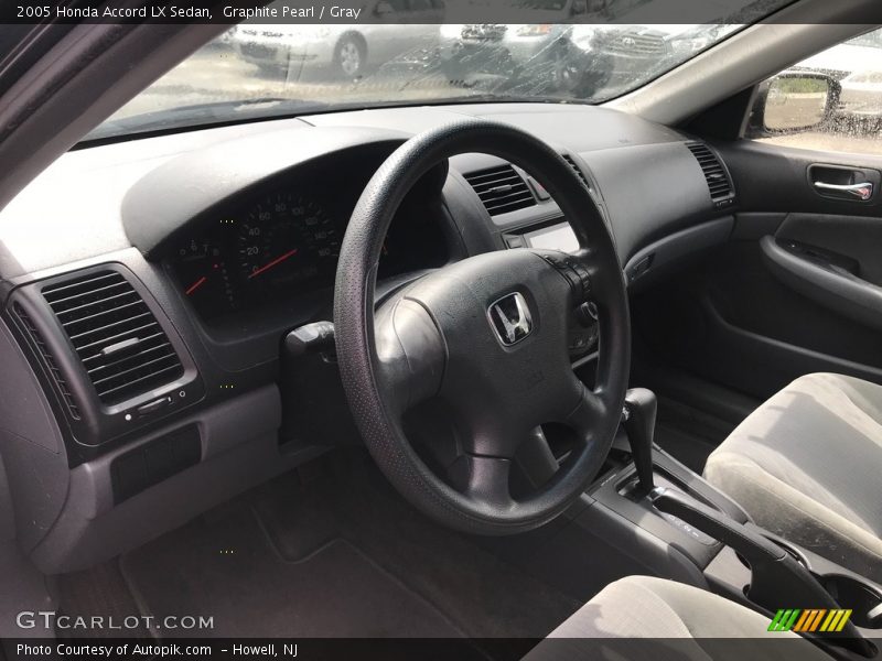 Graphite Pearl / Gray 2005 Honda Accord LX Sedan