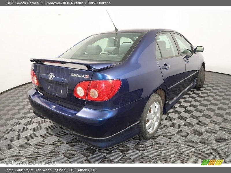 Speedway Blue Metallic / Dark Charcoal 2008 Toyota Corolla S