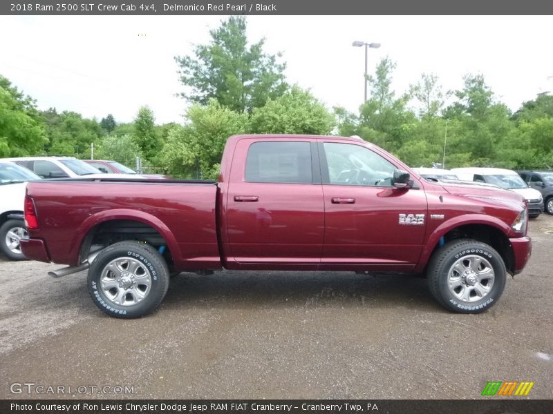 Delmonico Red Pearl / Black 2018 Ram 2500 SLT Crew Cab 4x4
