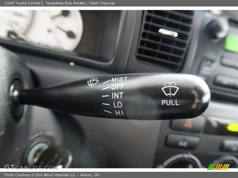 Speedway Blue Metallic / Dark Charcoal 2008 Toyota Corolla S