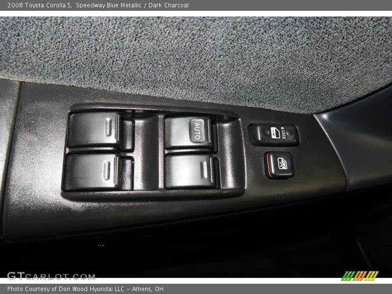 Speedway Blue Metallic / Dark Charcoal 2008 Toyota Corolla S