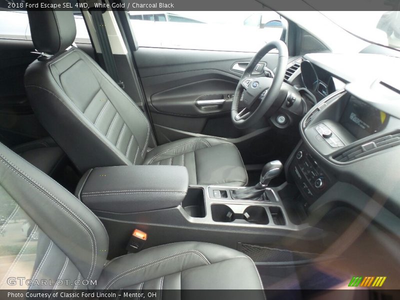 White Gold / Charcoal Black 2018 Ford Escape SEL 4WD