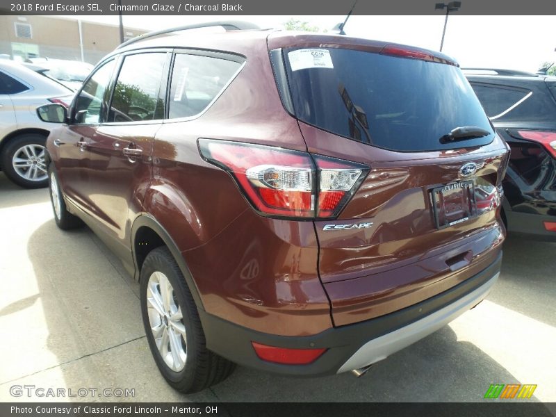 Cinnamon Glaze / Charcoal Black 2018 Ford Escape SEL