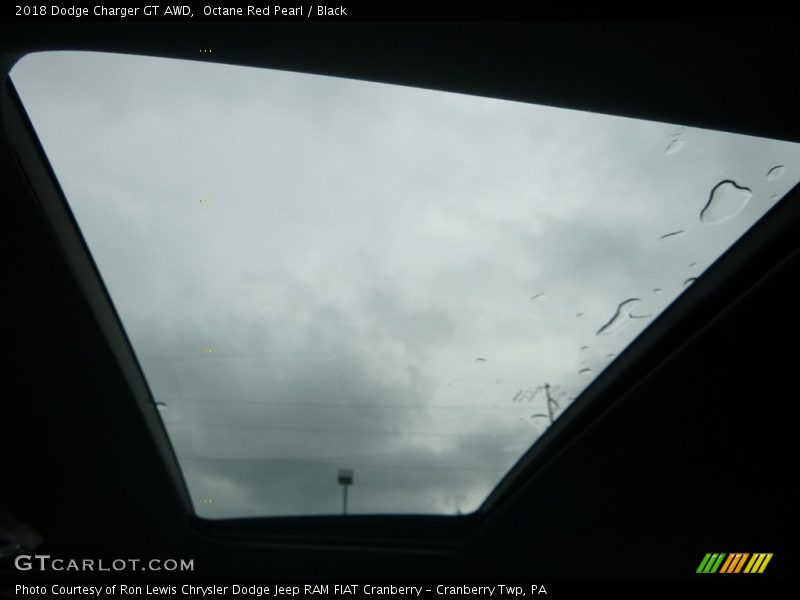 Octane Red Pearl / Black 2018 Dodge Charger GT AWD