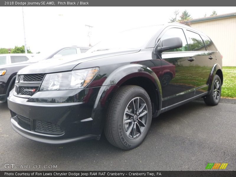 Pitch Black / Black 2018 Dodge Journey SE AWD