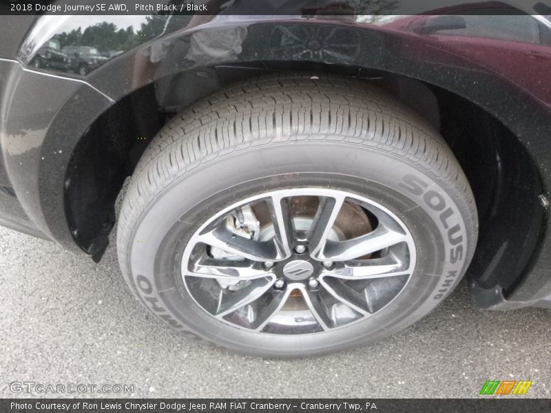 Pitch Black / Black 2018 Dodge Journey SE AWD