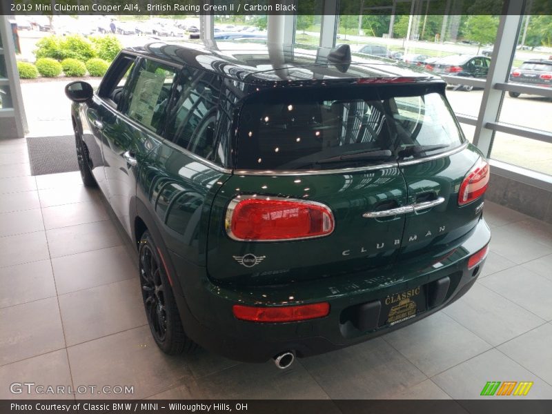 British Racing Green II / Carbon Black 2019 Mini Clubman Cooper All4