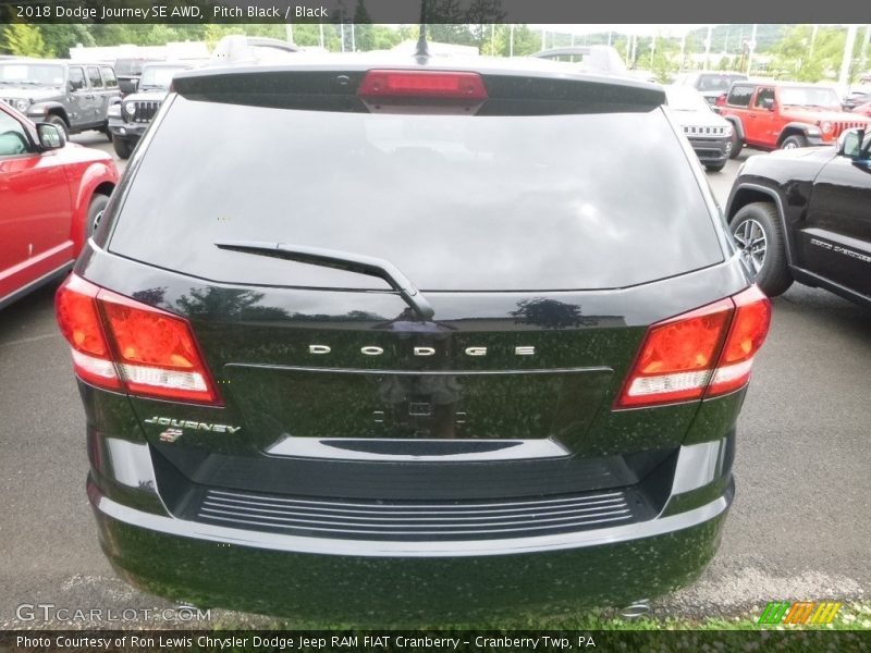 Pitch Black / Black 2018 Dodge Journey SE AWD