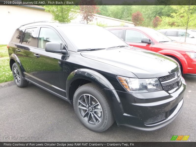 Pitch Black / Black 2018 Dodge Journey SE AWD