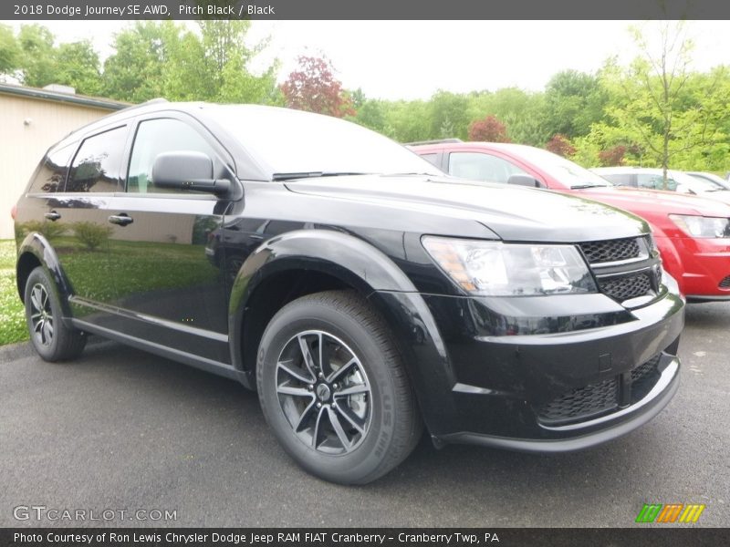 Pitch Black / Black 2018 Dodge Journey SE AWD