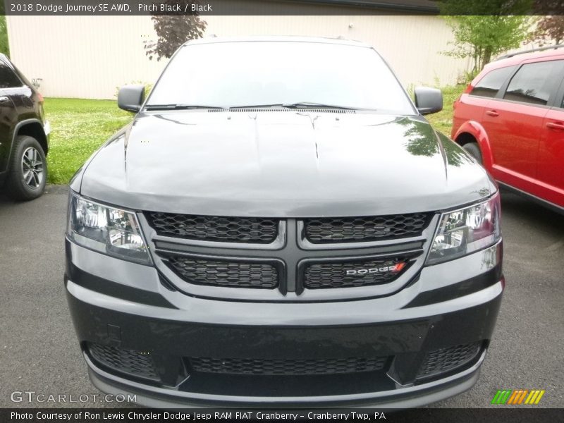 Pitch Black / Black 2018 Dodge Journey SE AWD