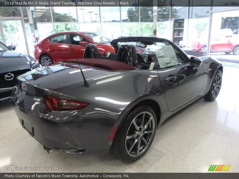 Machine Gray Metallic / Black 2018 Mazda MX-5 Miata Grand Touring