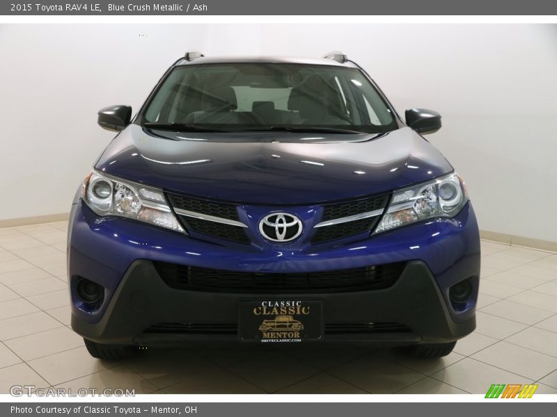 Blue Crush Metallic / Ash 2015 Toyota RAV4 LE