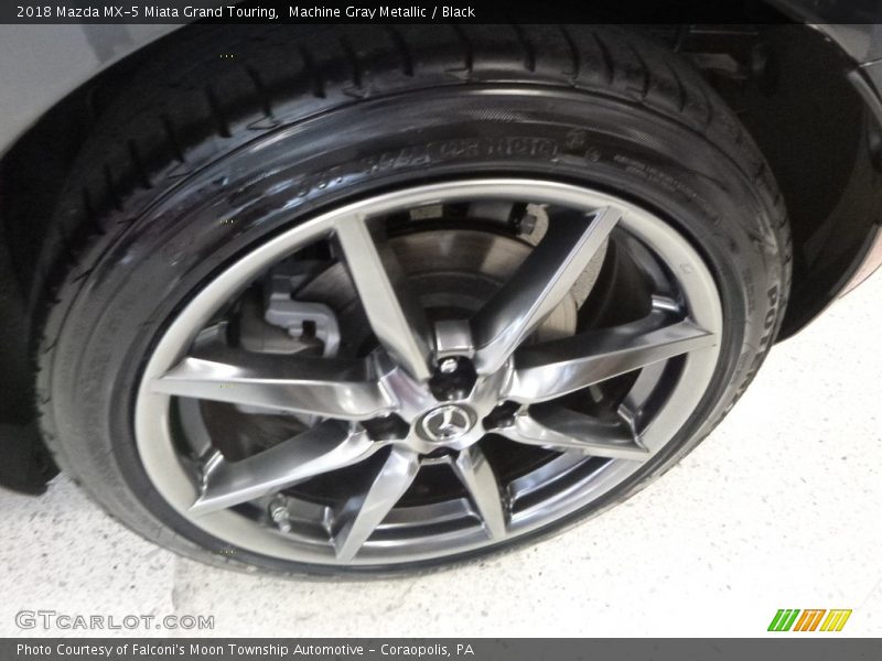 Machine Gray Metallic / Black 2018 Mazda MX-5 Miata Grand Touring