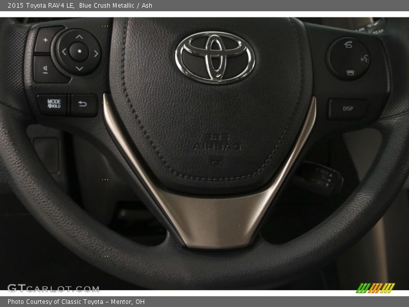 Blue Crush Metallic / Ash 2015 Toyota RAV4 LE
