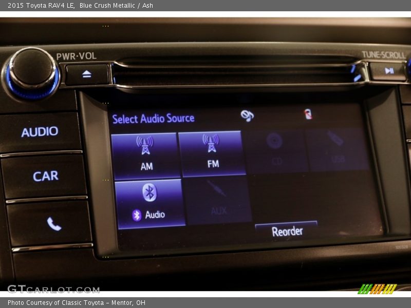 Blue Crush Metallic / Ash 2015 Toyota RAV4 LE