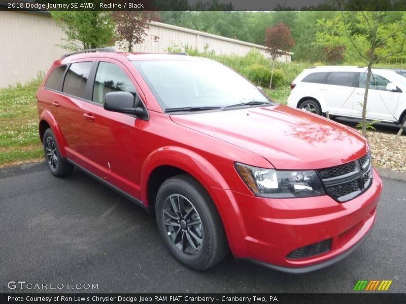 Redline / Black 2018 Dodge Journey SE AWD