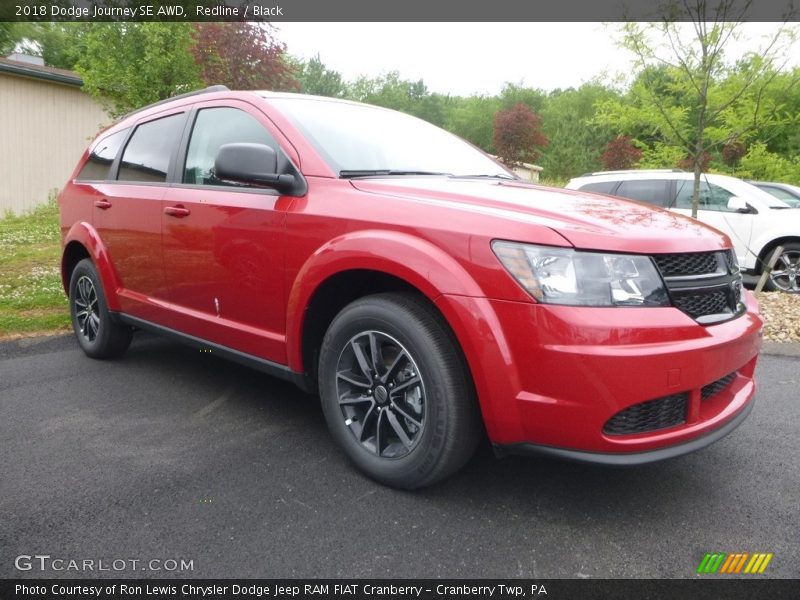 Redline / Black 2018 Dodge Journey SE AWD