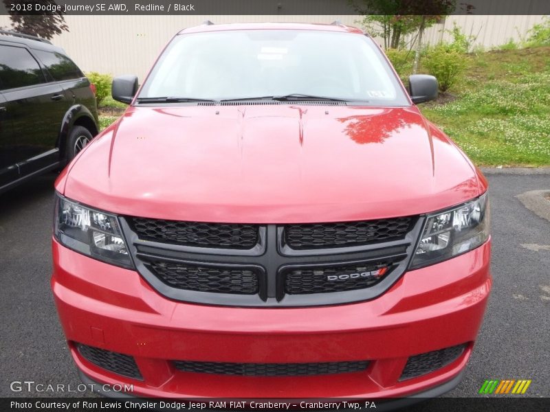 Redline / Black 2018 Dodge Journey SE AWD