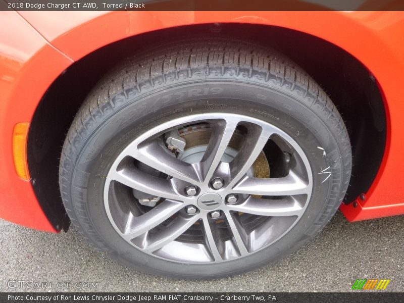 Torred / Black 2018 Dodge Charger GT AWD