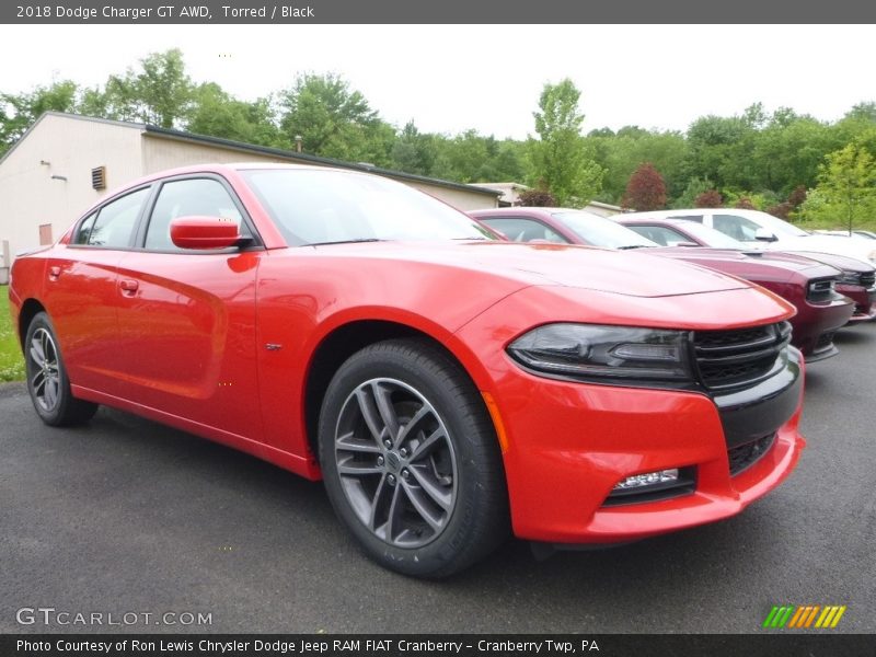 Torred / Black 2018 Dodge Charger GT AWD