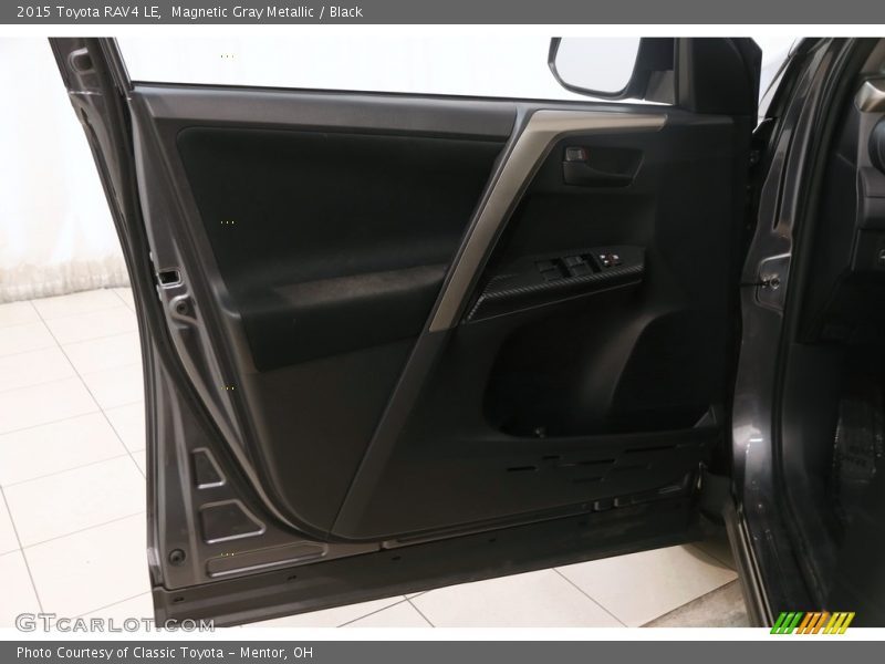 Magnetic Gray Metallic / Black 2015 Toyota RAV4 LE