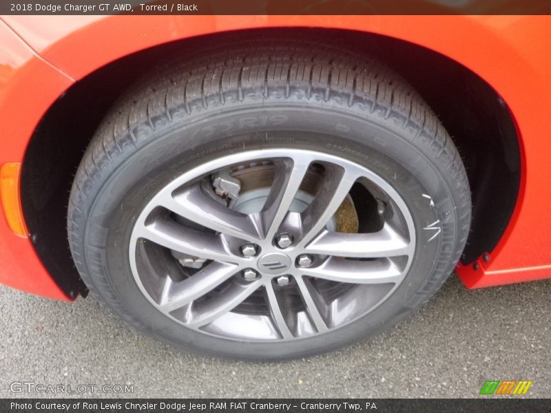 Torred / Black 2018 Dodge Charger GT AWD