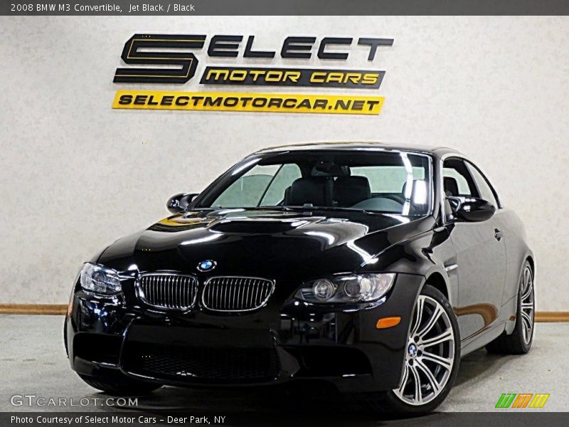Jet Black / Black 2008 BMW M3 Convertible