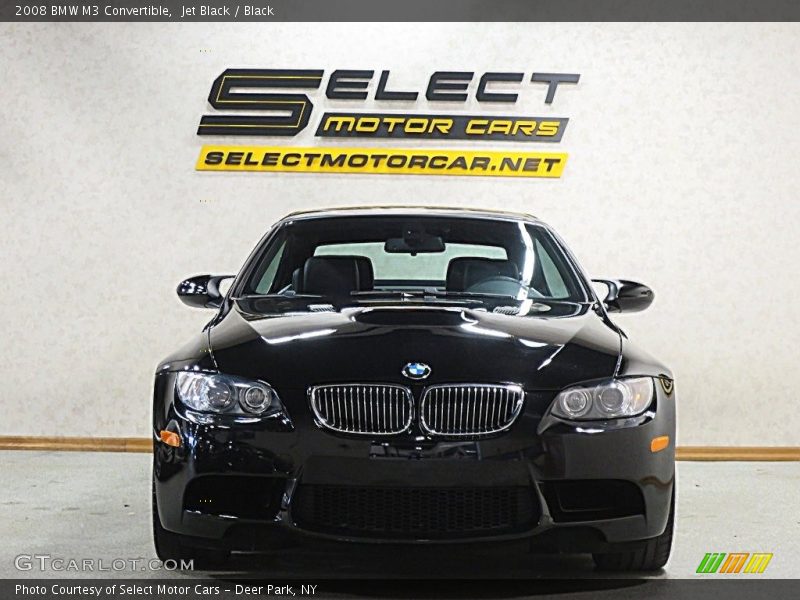 Jet Black / Black 2008 BMW M3 Convertible