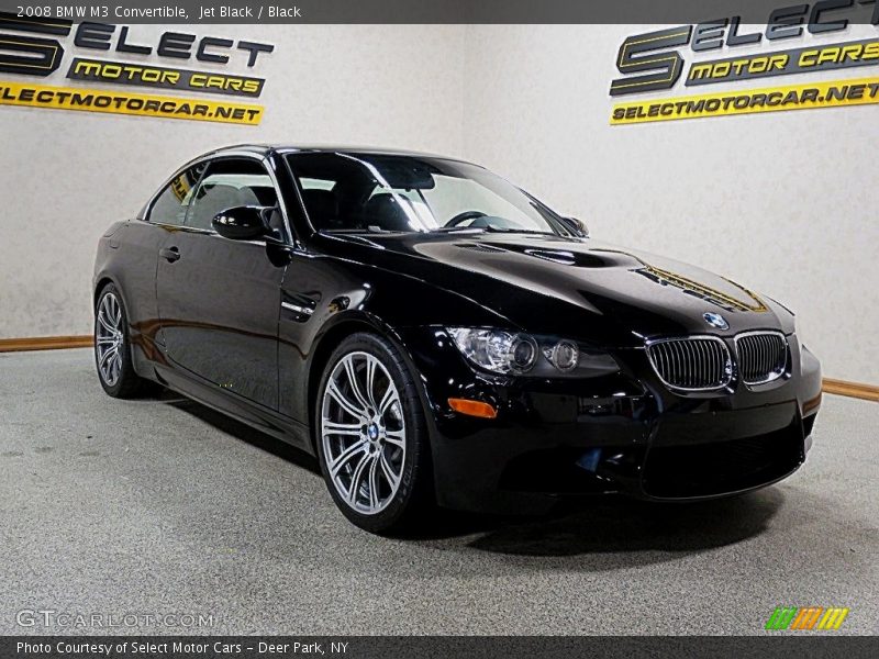 Jet Black / Black 2008 BMW M3 Convertible