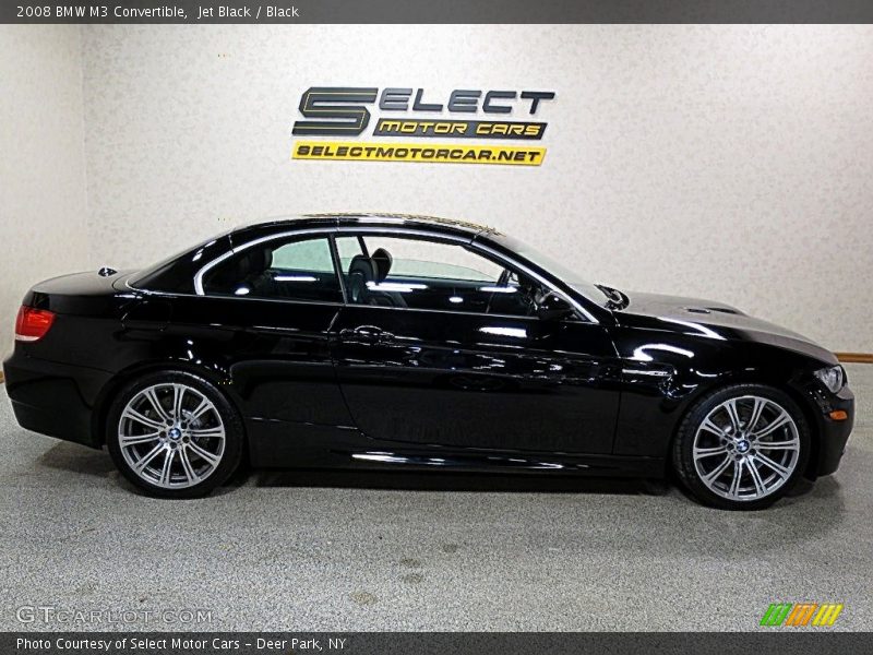 Jet Black / Black 2008 BMW M3 Convertible