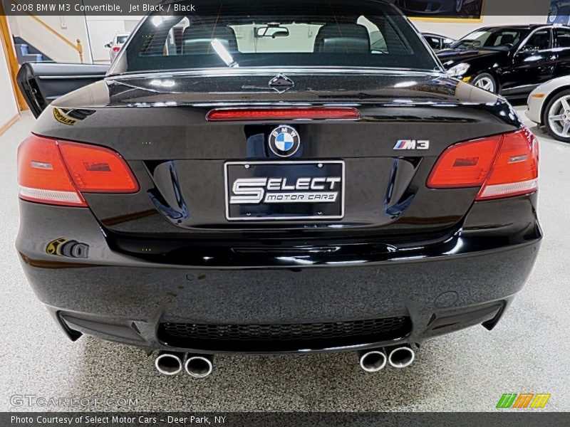 Jet Black / Black 2008 BMW M3 Convertible