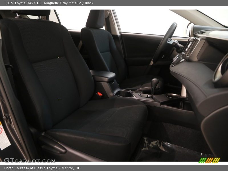 Magnetic Gray Metallic / Black 2015 Toyota RAV4 LE