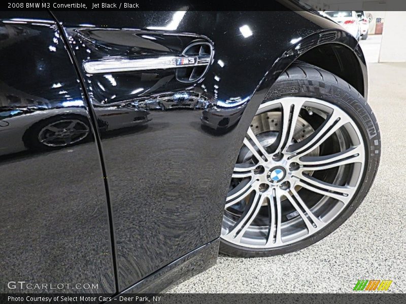 Jet Black / Black 2008 BMW M3 Convertible