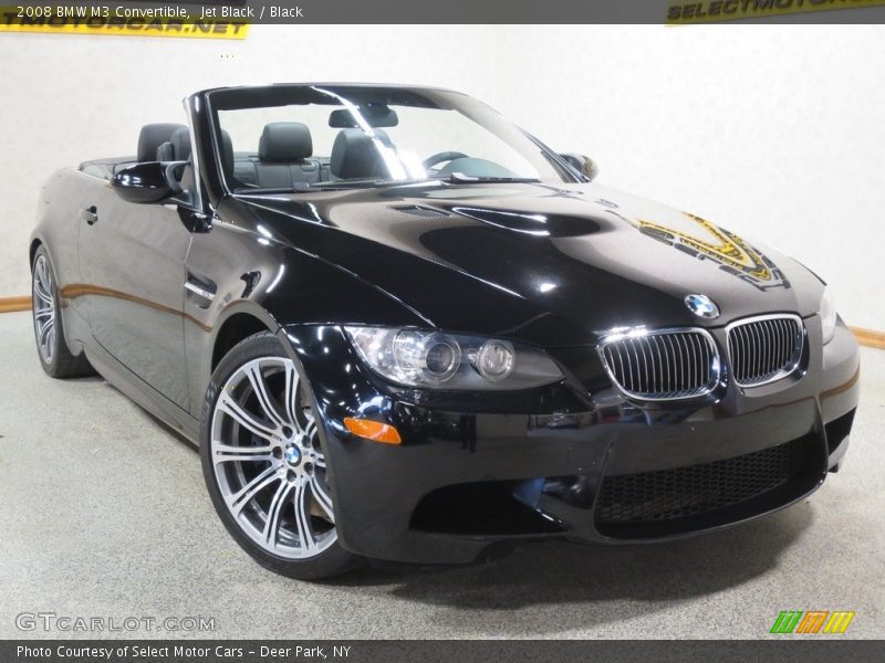 Jet Black / Black 2008 BMW M3 Convertible