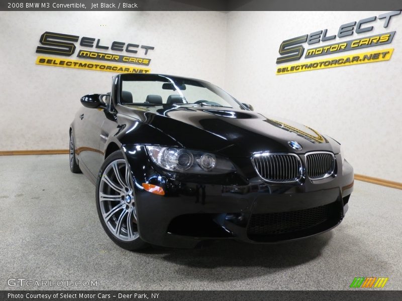 Jet Black / Black 2008 BMW M3 Convertible