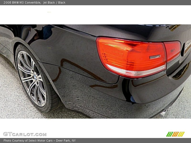 Jet Black / Black 2008 BMW M3 Convertible