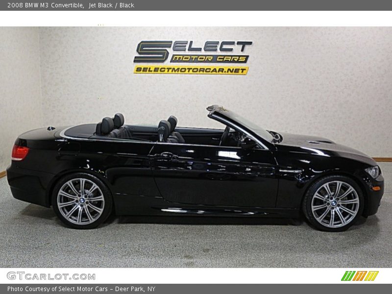 Jet Black / Black 2008 BMW M3 Convertible